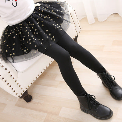 Calça Legging com Saia Feminina Infantil TrendyTots