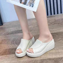 Sandália Plataforma Ortopédica de Couro | OrthoGlam