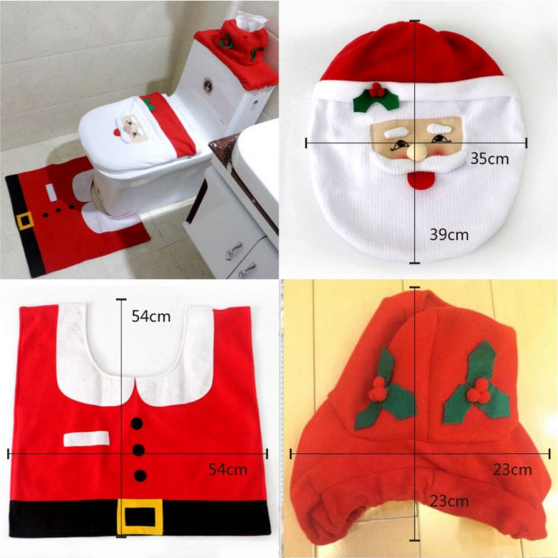 Conjunto De Natal Para Banheiros | Quality Set