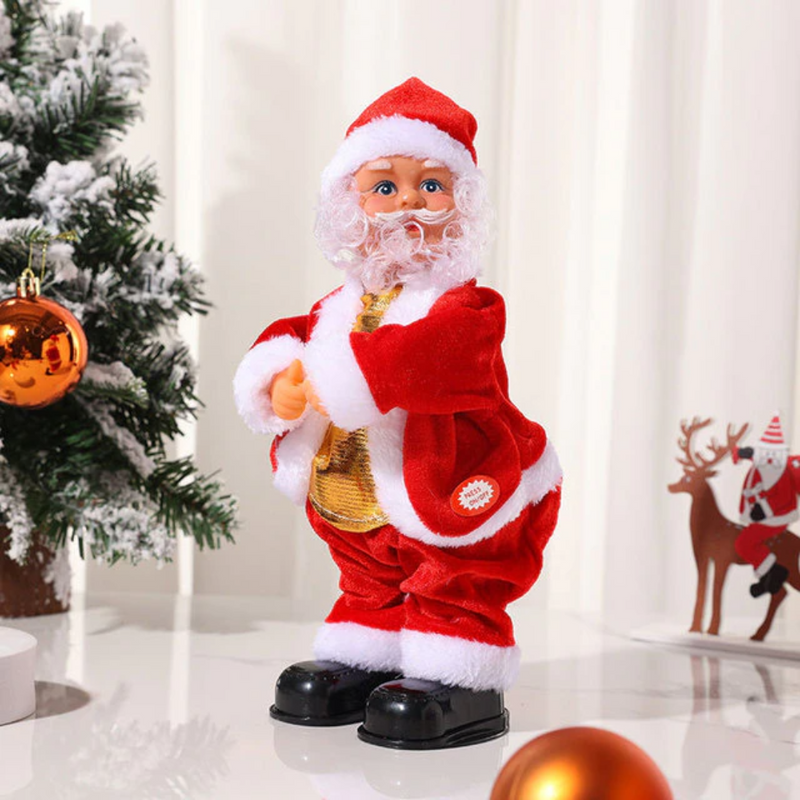 Papai Noel Dançarino Eletrônico Para Decoração De Natal