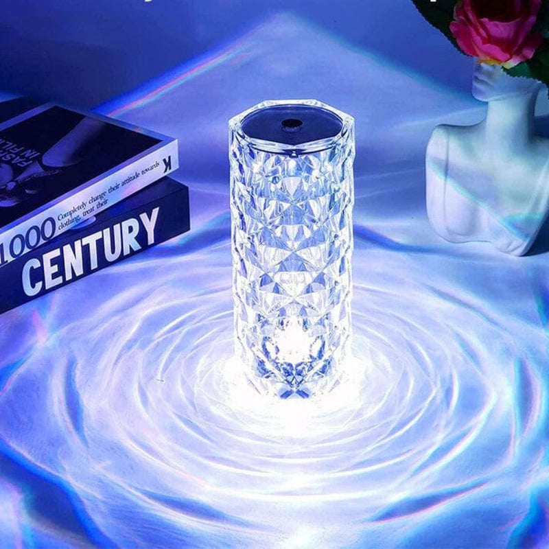 Luminária De Cristal Com 16 Cores Sensível ao Toque