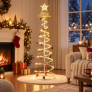 Árvore de Natal Dobrável com LED 1,80m + Kit de Enfeites