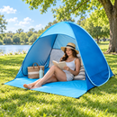 Barraca Tenda Pop-Up com Proteção Solar para Praia
