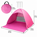 Barraca Tenda Pop-Up com Proteção Solar para Praia