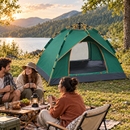 Barraca de Camping 4 Pessoas Impermeável e Portátil