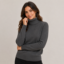 Blusa Cacharrel Feminina Gola Alta Tricô Inverno | CozyLayer