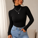 Blusa Feminina Gola Alta Tricô Premium para Inverno | NordicStyle