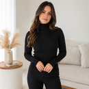 Blusa de Frio Cacharrel Feminina Gola Alta Tricô | WinterEssence