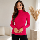 Blusa de Frio Cacharrel Feminina Gola Alta Tricô | WinterEssence