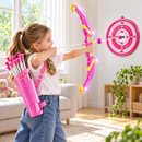 Brinquedo de Tiro ao Alvo Infantil com 10 Flechas de Ventosa e LED