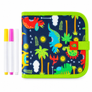 Caderno de Desenho Apagável Infantil Reutilizável com Canetinhas