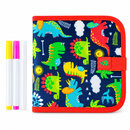 Caderno de Desenho Apagável Infantil Reutilizável com Canetinhas