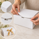 Caixa de Presente 25x20x8cm com Fita de Cetim - Kit 10 Caixas