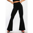 Calça Feminina Flare Flanelada Térmica com Cintura Alta