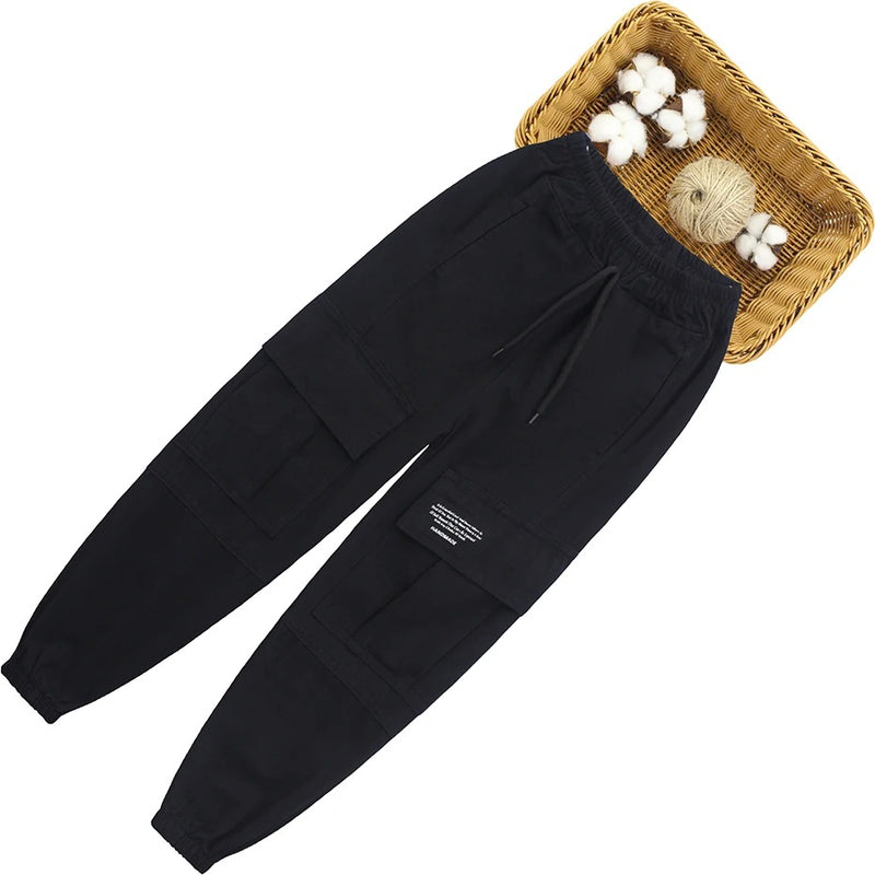 Calça Feminina Infantil Cargo de Algodão