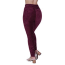 Calça Legging Feminina Flanelada de Veludo de Inverno