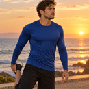 Camisa Masculina Proteção UV50+ de Secagem Rápida