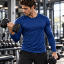 Camisa Masculina Proteção UV50+ de Secagem Rápida