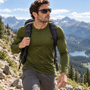 Camisa Masculina Proteção UV50+ de Secagem Rápida
