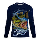 Camisa de Pesca Masculina Proteção UV Manga Longa