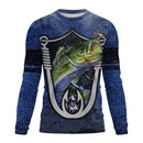 Camisa de Pesca Masculina Proteção UV Manga Longa