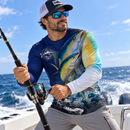 Camisa de Pesca Masculina Proteção UV Manga Longa