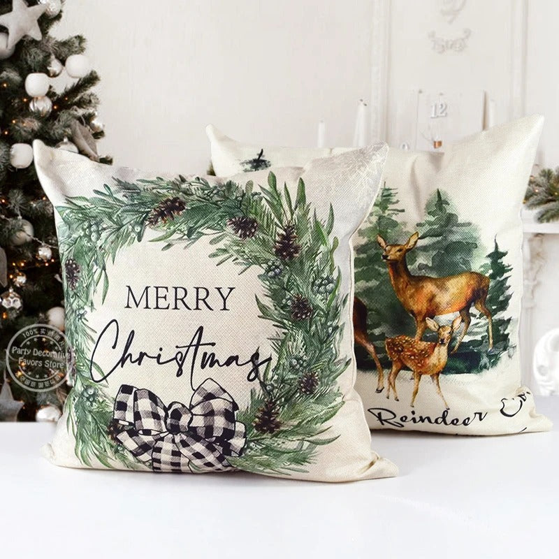 Capa de Almofada de Natal Decoração | JinglePillow