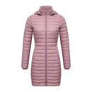 Casaco Feminino de Inverno Acolchoado de Algodão