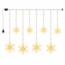 Cascata Pisca Pisca Floco de Neve 2,5m com 138 LEDs e 8 Funções