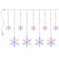 Cascata Pisca Pisca Floco de Neve 2,5m com 138 LEDs e 8 Funções