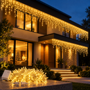Cascata Pisca Pisca de Natal 10m com 400 LEDs e 8 Funções