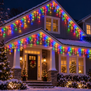 Cascata de Natal 400 LEDs 10 Metros com 8 Funções