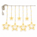 Cascata de Natal Estrelas 120 LEDs 3 Metros com 8 Funções 110V