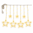 Cascata de Natal Estrelas 120 LEDs 3 Metros com 8 Funções 110V
