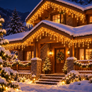 Cascata de Natal LED 100, 200 ou 400 Luzes com 8 Funções