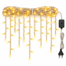 Cascata de Natal LED 100, 200 ou 400 Luzes com 8 Funções