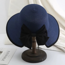 Chapéu Feminino de Verão com Laço e Aba Larga