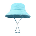 Chapéu de Praia com Aba Desfiada Dobrável