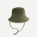 Chapéu de Praia com Aba Desfiada Dobrável