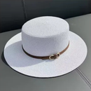 Chapéu Feminino Praia de Palha com Faixa Elegante