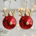 Conjunto de Bolas de Natal Decoradas