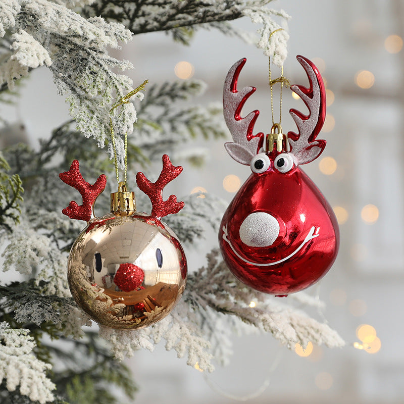 Conjunto de Bolas de Natal Decoradas