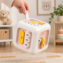 Cubo Montessori Sensorial 6 em 1 para Bebês - Brinquedo Educativo
