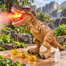 Dinossauro de Brinquedo Elétrico T-Rex com Luz, Som e Névoa