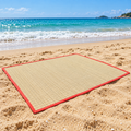 Esteira de Praia Dobrável em Palha Natural 180x60cm