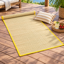 Esteira de Praia Dobrável em Palha Natural 180x60cm