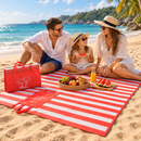 Esteira de Praia Dobrável que Vira Bolsa 170x90cm