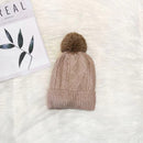 Gorro Feminino Grosso de Inverno com Pompom