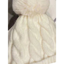 Gorro Feminino Grosso de Inverno com Pompom