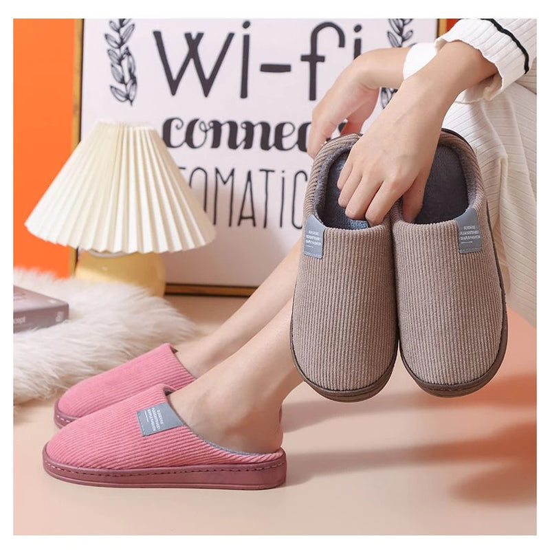 Kit 2 Pantufas de Inverno Antiderrapante para Casais Ferrazi